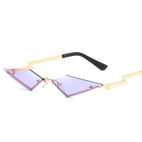 Fashion rimless sunglasses for women - ROUTINE FASHION